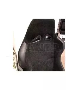 Καθίσματα Bucket Κουβάδες Daytona Ύφασμα Μαύρο Ζευγάρι 2 Τεμαχίων 