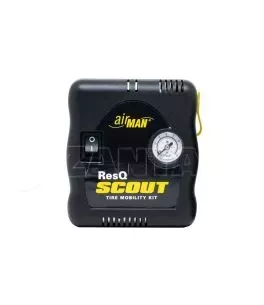 Κομπρεσέρ -  Κομφλέρ Αέρος Αυτοκινήτου AirMan ResQ Scout VO TRK 12V Με Μανόμετρο Και Σφραγιστικό Ελαστικών 100ml 76-086-001-01 