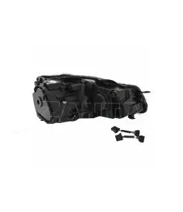 Μπροστινά Φανάρια Set Για Vw Golf VΙ (6) 08-12 Mk8 Golf Look Dynamic Start DRL & Φλας Μαύρα Full Led Με Μοτέρ VLand 