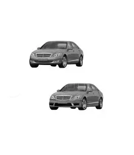 Μπροστινός Προφυλακτήρας Για Mercedes-Benz S-Class W221 06-13 Amg S65 Look 