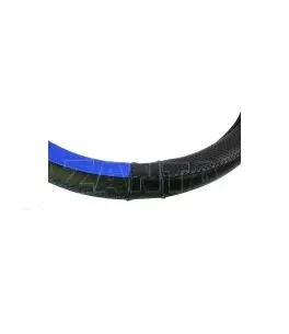 Κάλυμμα Τιμονιού Αυτοκινήτου Δερματίνη X-Treme Sport Μαύρο-Μπλε Medium 38cm 