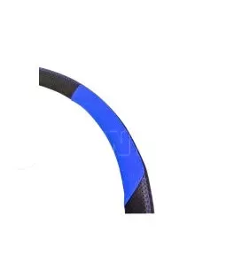 Κάλυμμα Τιμονιού Αυτοκινήτου Δερματίνη X-Treme Sport Μαύρο-Μπλε Medium 38cm 