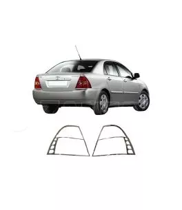 Μασκάκια Πισινών Φαναριών Χρωμίου Για Toyota Corolla Sedan 04-06 2 Τεμάχια 
