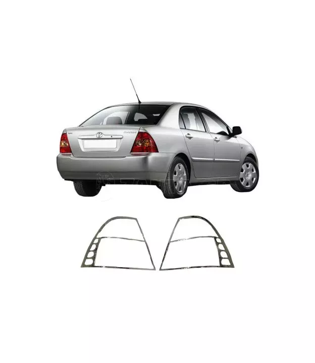 Μασκάκια Πισινών Φαναριών Χρωμίου Για Toyota Corolla Sedan 04-06 2 Τεμάχια