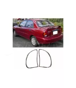 Μασκάκια Πισινών Φαναριών Χρωμίου Για Daewoo Lanos Sedan 02-08 2 Τεμάχια 