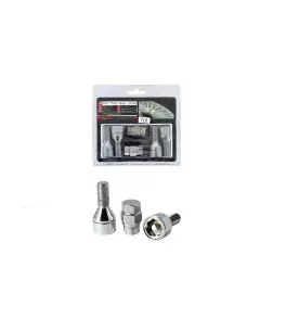 Αντικλεπτικά Μπουλόνια Ασφαλείας Butzi Premium Kit 6 pcs Με Μοναδικό Κλειδί-Εργαλείο Type-CC M14x1.25 L27 T17 