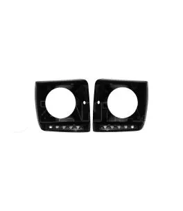 Μασκάκια Φαναριών Με DRL Για Mercedes-Benz G-Class W461/W463 90-15 G55/G65 Amg 4 Τεμάχια 