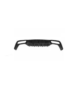 Diffuser Πίσω Προφυλακτήρα Για Mercedes-Benz E-Class W213 16-19 Με Amg Προφυλακτήρα Μαύρο/Χρώμιο 