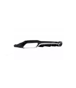 Diffuser Πίσω Προφυλακτήρα Για Mercedes-Benz E-Class W213 16-19 Με Amg Προφυλακτήρα Μαύρο/Χρώμιο 