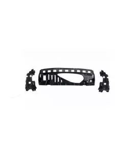 Diffuser Πίσω Προφυλακτήρα Για Mercedes-Benz E-Class W213 16-19 Με Amg Προφυλακτήρα Μαύρο/Χρώμιο 
