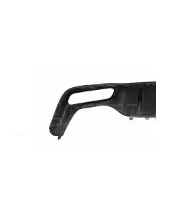 Diffuser Πίσω Προφυλακτήρα Για Mercedes-Benz E-Class W213 16-19 Με Amg Προφυλακτήρα Μαύρο/Χρώμιο 