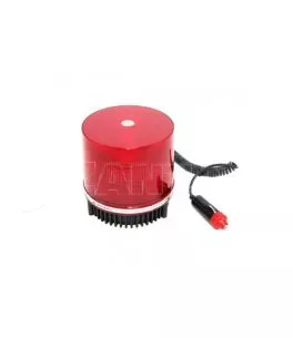 Φάρος Ασφαλείας Αυτοκινήτου Μαγνητικός Led 12V /24V 10,5x11.5cm Κόκκινος 