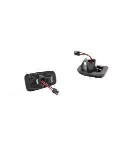 Πλαϊνά Φλας Φτερού Για Citroen Saxo / Berlingo / Xsara / Jumpy / Peugeot 406 Led Dynamic Λευκά 2 Τεμάχια 