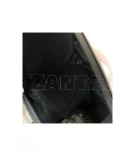 Πλατοκάθισμα Μπροστινό Πετσέτα Μαύρη Ριχτή 160x90cm 1 Τεμάχιο 02365 