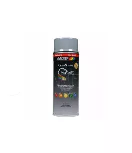 Σπρέι Βαφής Ακριλυκό Γκρι Ασημί Motip Crafts RΑL 7001 400ml 
