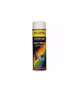 Σπρέι Βαφής Ακριλυκό Λευκό Ματ Motip 04002 500ml 