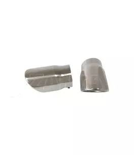Μπούκες Εξάτμισης S-line Look Για Audi Q5 08+ / Q7 05+ / A4 B6 B7 B8 A6 4F Sline 2 Τεμάχια 