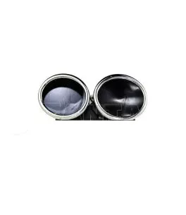 Μπούκες Εξάτμισης Διπλές Για Audi A3 8V 12-15 S3 Look 2 Τεμάχια 
