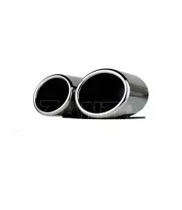 Μπούκες Εξάτμισης Διπλές Για Audi A3 8V 12-15 S3 Look 2 Τεμάχια 