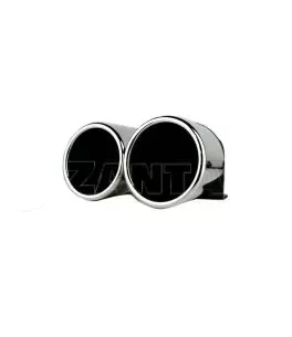 Μπούκες Εξάτμισης Διπλές Για Audi A4 B8 08-15 S4 Look 2 Τεμάχια 