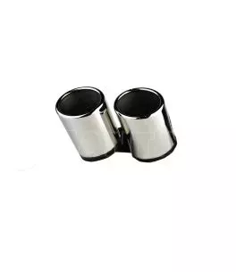 Μπούκες Εξάτμισης Διπλές Για Audi A4 B8 08-15 S4 Look 2 Τεμάχια 