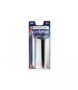 Μπούκα Εξάτμισης Universal 72x80mm Ανοξείδωτη Μαύρη Φ56mm Οβάλ 4008731 1 Τεμάχιο 