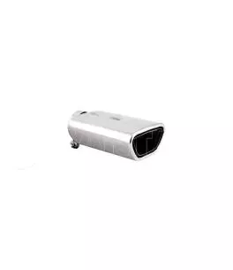 Μπούκα Εξάτμισης Universal Ανοξείδωτη Ασημί Opel Astra OPC Look 4008OPC 1 Τεμάχιο 
