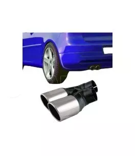 Μπούκα Εξάτμισης Διπλή GTI Look Για VW Golf V (5) TDI 4008GTI 1 Τεμάχιο 