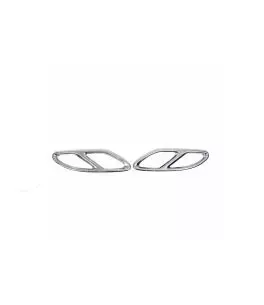 Καπάκια Χρωμίου Για Μπούκες Εξάτμισης Amg Look Για Mercedes-Benz E W212/ GLE W166/C292/ CLA W117/ C W205/ GLC X253/W253 2 Τεμ 