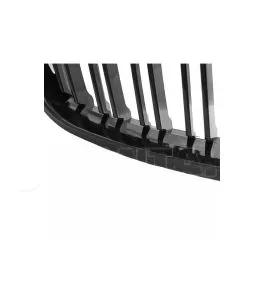 Καρδιές Μάσκας Για  Bmw 2 F22 / F23 14-16 M4 Look Με Διπλή Γρίλια Μαύρο Γυαλιστερό Με 2 Τεμάχια 
