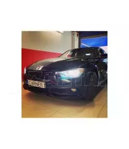 Καρδιές Μάσκας Για Bmw 3 F30 / F31 11-18 M4 Look Με Διπλή Γρίλια Μαύρο Γυαλιστερό Με 2 Τεμάχια 