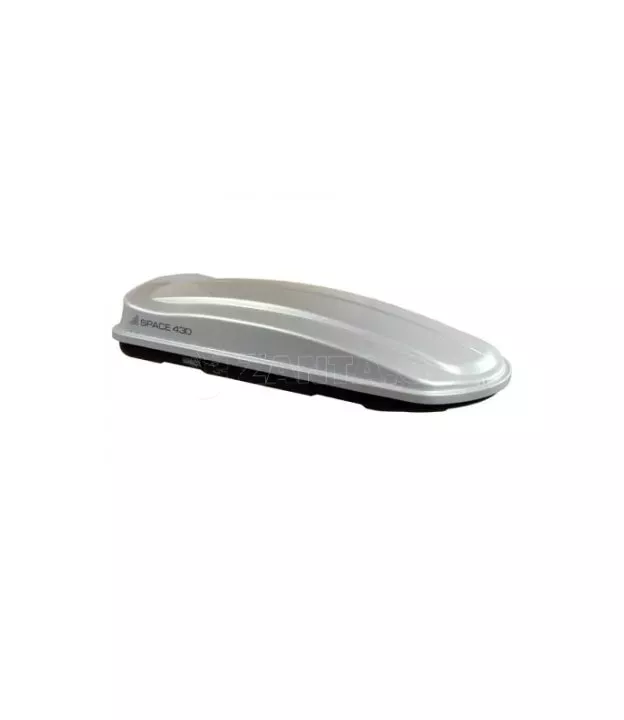 Μπαγκαζιέρα Οροφής Space 430L Silver Γυαλιστερή Με Διπλό Άνοιγμα