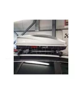Μπαγκαζιέρα Οροφής Cube 370L Silver Με Μονό Άνοιγμα 