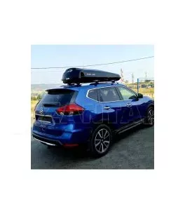 Μπαγκαζιέρα Οροφής Free 480L Μαύρη Γυαλιστερή Με Διπλό Άνοιγμα & Quick Fix Τοποθέτηση 