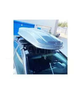 Μπαγκαζιέρα Οροφής Space 530L Silver Γυαλιστερή Με Διπλό Άνοιγμα 