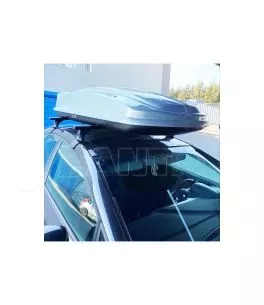 Μπαγκαζιέρα Οροφής Space 530L Silver Γυαλιστερή Με Διπλό Άνοιγμα 