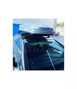 Μπαγκαζιέρα Οροφής Space 530L Silver Γυαλιστερή Με Διπλό Άνοιγμα 