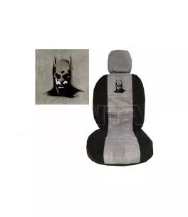Καλύμματα Μπροστινών Καθισμάτων Πετσέτα Batman Γκρι/Μαύρο 4 Τεμάχια 2619611 