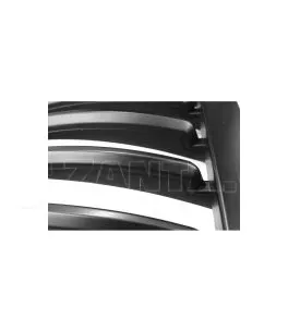 Καρδιές Μάσκας Για Bmw 3 E46 99-01 Sedan/Touring/Compact Μαύρο Ματ Με 8 Γραμμές 2 Τεμάχια 