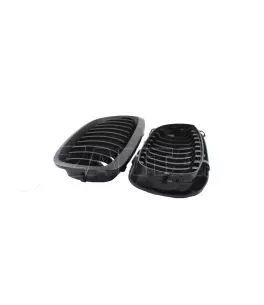 Καρδιές Μάσκας Για Bmw 3 E46 03-06 Coupe/Cabrio Μαύρο Ματ 2 Τεμάχια 