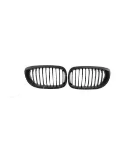 Καρδιές Μάσκας Για Bmw 3 E46 03-06 Coupe/Cabrio Μαύρο Ματ 2 Τεμάχια 