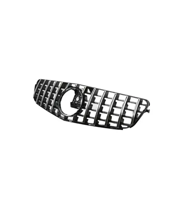 Μάσκα Για Mercedes-Benz C-Class W204 07-14 GT Amg Panamericana Look Μαύρο/Χρώμιο 1 Τεμάχιο