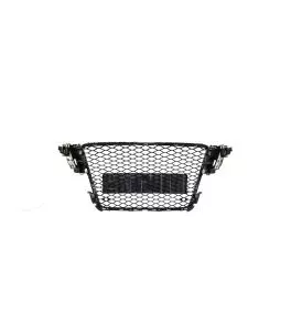 Μάσκα Για Audi A5 8T 07-11 RS5 Look Κυψελωτή Γυαλιστερό Μαύρο 1 Τεμάχιο 