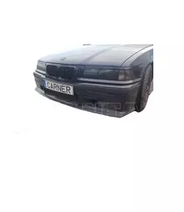 Καρδιές Μάσκας Για Bmw 3 E36 96-99 M4 Look Με Διπλή Γρίλια Μαύρο Γυαλιστερό 2 Τεμάχια 
