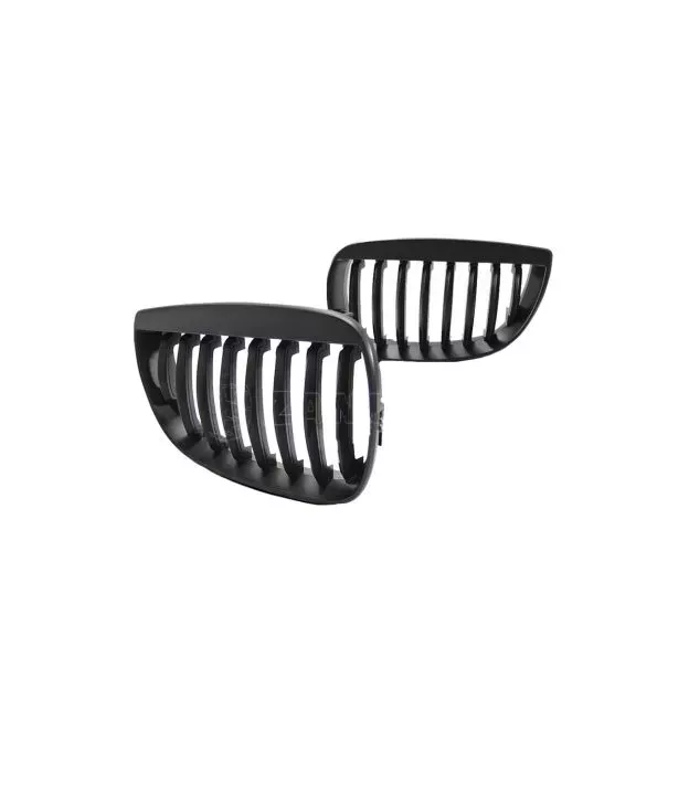 Καρδιές Μάσκας Για Bmw 1 E81 / E82 / E87 / E88 04-07 Μαύρο Ματ 2 Τεμάχια