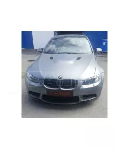 Καρδιές Μάσκας Για Bmw 3 E92 /E93 06-11 M4 Look Με Διπλή Γρίλια Μαύρο Γυαλιστερό 2 Τεμάχια 