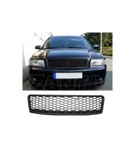 Μάσκα Για Audi A6 4B C5 01-04 RS6 Look Κυψελωτή Μαύρη Ματ 1 Τεμάχιο 