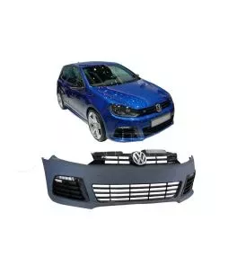 Μπροστινός Προφυλακτήρας Για VW Golf VI (6) 08-11 R20 Look Με DRL 