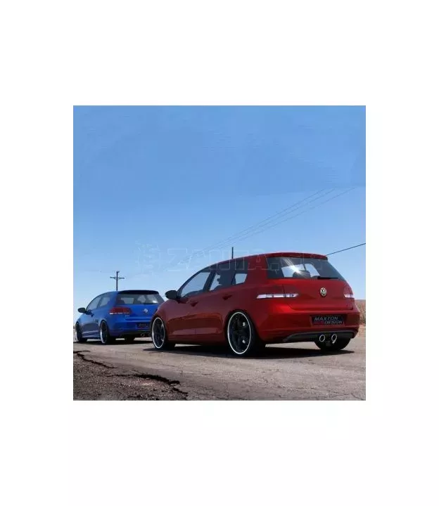 Diffuser Πίσω Προφυλακτήρα Για VW Golf VI (6) 08-12 R32 Look Golf 5 Γυαλιστερό Μαύρο Maxton Design Από Abs Πλαστικό 1 Τεμάχιο