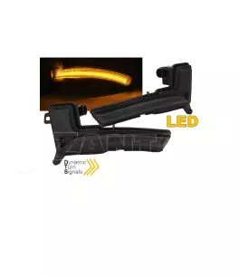 Φλας Καθρέπτη Για Renault Clio IV 16-19 / Captur 17-20 / Nissan Micra 17+ Dynamic Led Φιμέ 2 Τεμάχια 